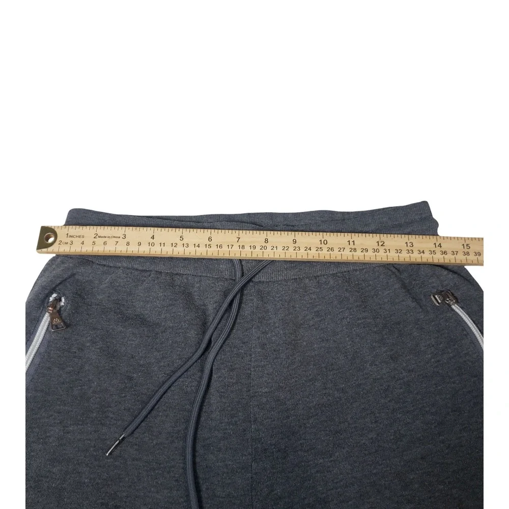 Galaxy by Harvic Mens Joggers Charcoal Gray Fleece Lined Sweatpants Medium